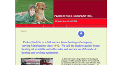 Desktop Screenshot of parkerfuel.com