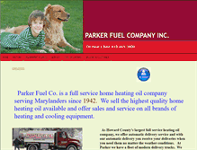 Tablet Screenshot of parkerfuel.com